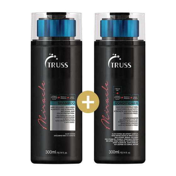 Imagem de  Shampoo e  Condicionador - Truss Professional Miracle Kit 300ml