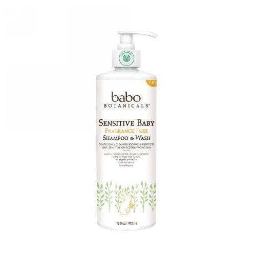 Imagem de Shampoo e Lavagem para Bebê Babo Botanicals - Sem Fragrância - 16 oz