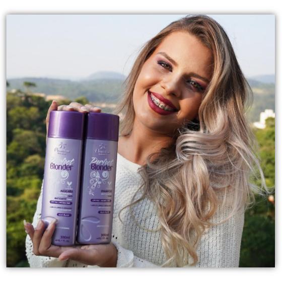 Imagem de Shampoo E Mascara Matizante Loiros Perfect Blonder 300Ml