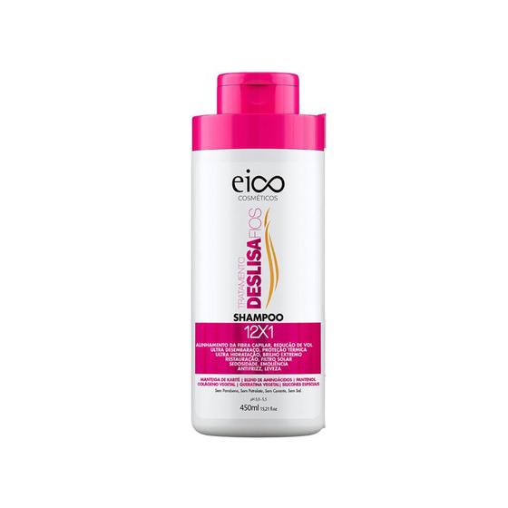 Imagem de Shampoo Eico 450ml Deslisa Fios