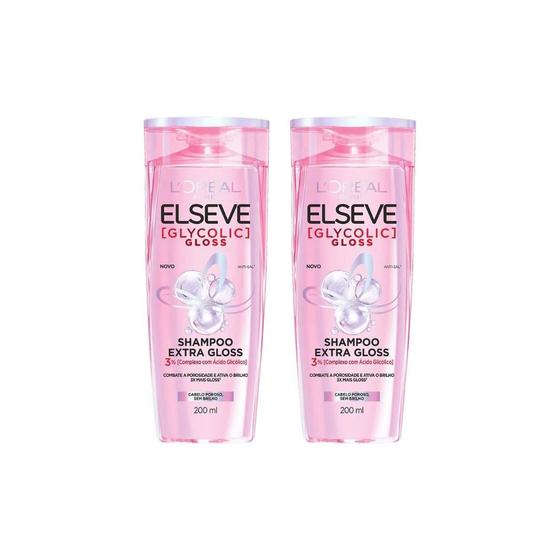 Imagem de Shampoo Elseve 200Ml Glycolic Gloss - Kit C/2Un