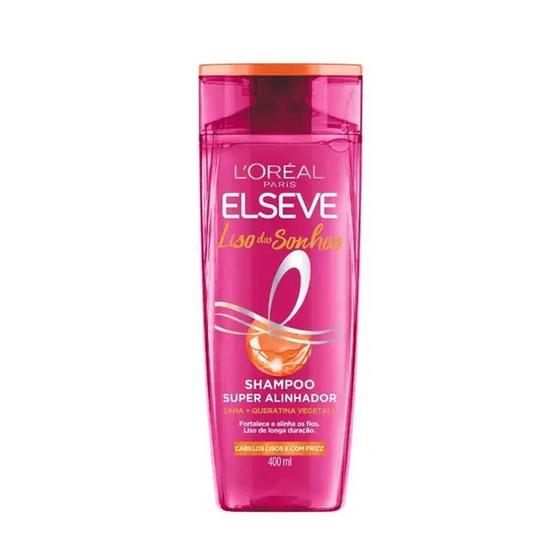 Imagem de Shampoo Elseve Liso Dos Sonhos AHA + QueratinaVegetal 400ml