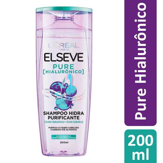 Imagem de Shampoo Elseve Pure Hialurônico Loréal Paris 200ml