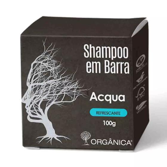 Shampoo em Barra Aqcua 75g ORGANICA Shampoo Magazine Luiza