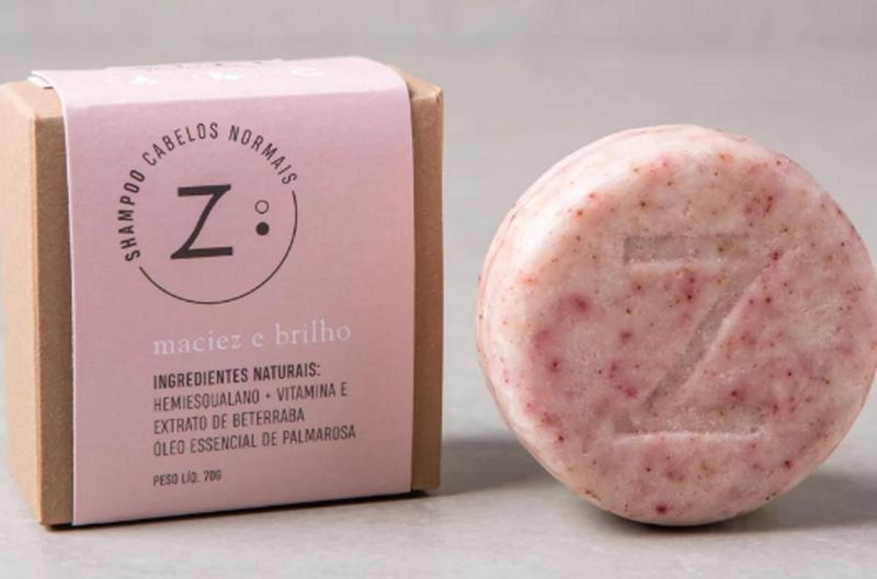 Shampoo em barra Cabelos Normais Ziel Vegano e Natural Shampoo
