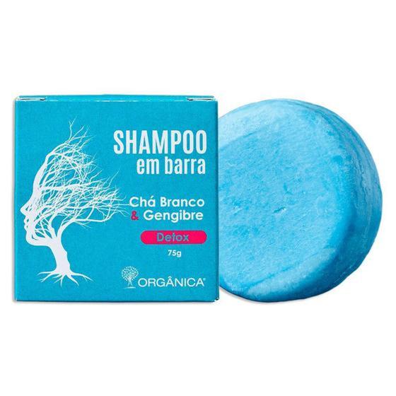 Shampoo em Barra Chá Branco & Gengibre 75G Orgânica Shampoo