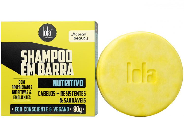 Shampoo em Barra Lola Cosmetics Nutritivo 90g Shampoo Sustentável