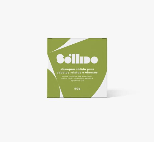 Shampoo em Barra para Cabelos Mistos e Oleosos Sóllido 80g Shampoo