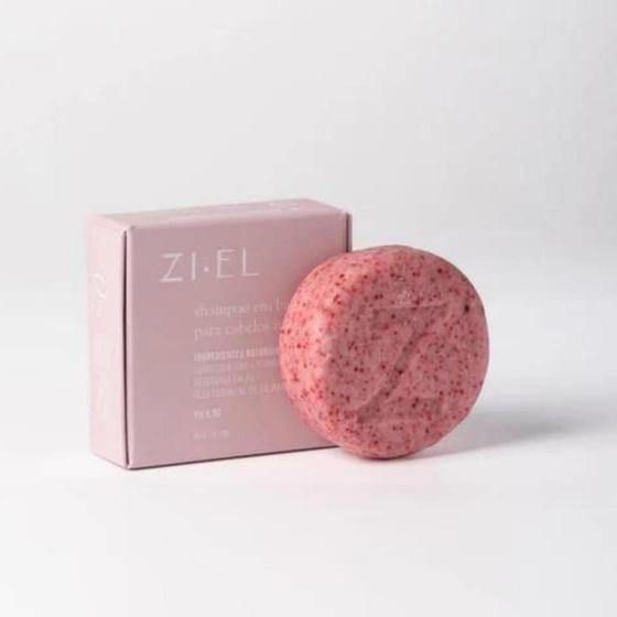 Shampoo em Barra para Cabelos Normais 100Vegano Ziel 70g Shampoo