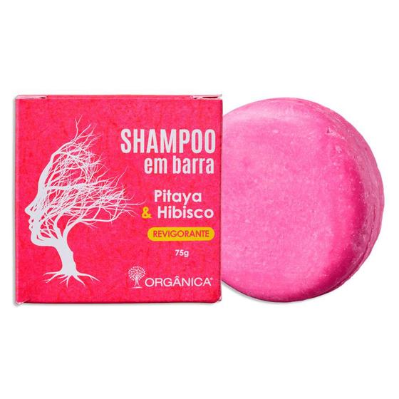 Shampoo em Barra Pitaya e Hibisco 75g Orgânica Shampoo Magazine Luiza
