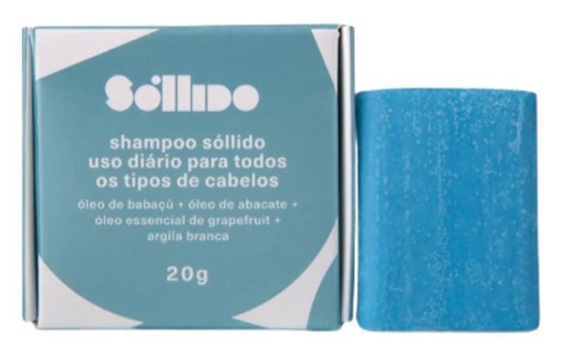 Imagem de Shampoo Em Barra Uso Diário Todos Tipos Cabelo Sóllido 20G