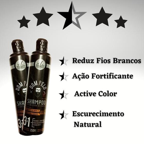 Shampoo Escurecedor Redutor Gradual Cabelo E Barba Branca Black Premium Menor preço em Shampoo Escurecedor Redutor Gradual Cabelo E Barba Branca Black Premium