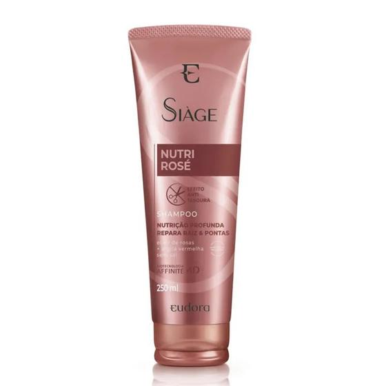 Imagem de Shampoo eudora nutrição nutri rose siage 250ml