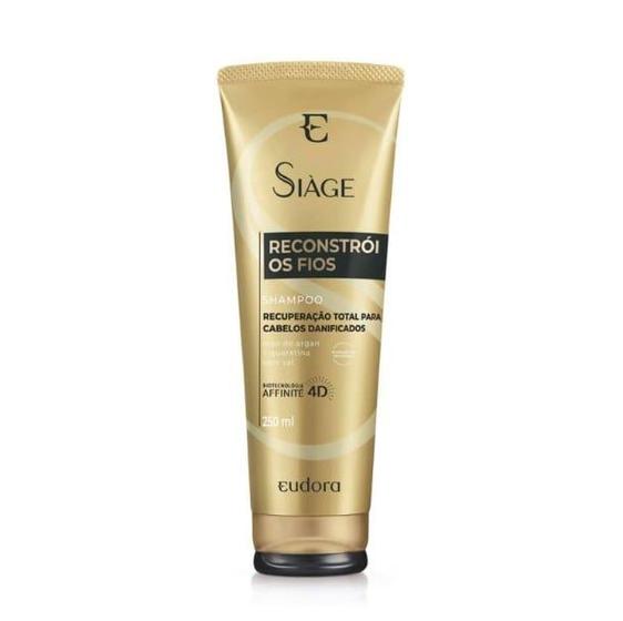 Imagem de Shampoo Eudora Siàge 4D Reconstrói os Fios 250ml