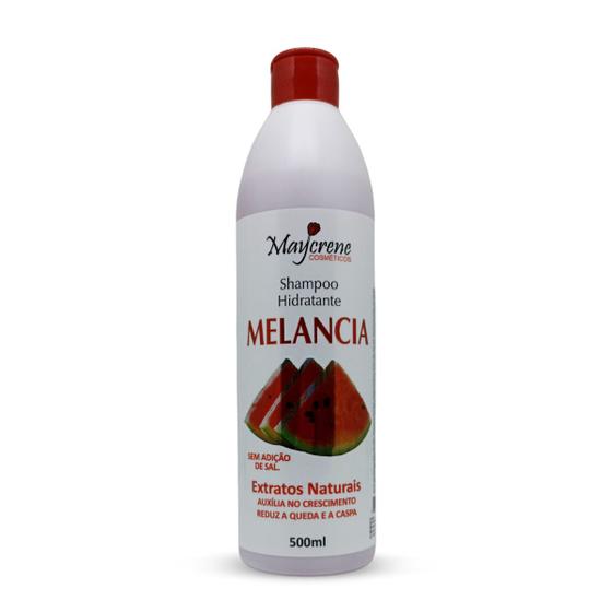 Imagem de Shampoo Extrato de Melancia 500ml Maycrene Redução de Caspa