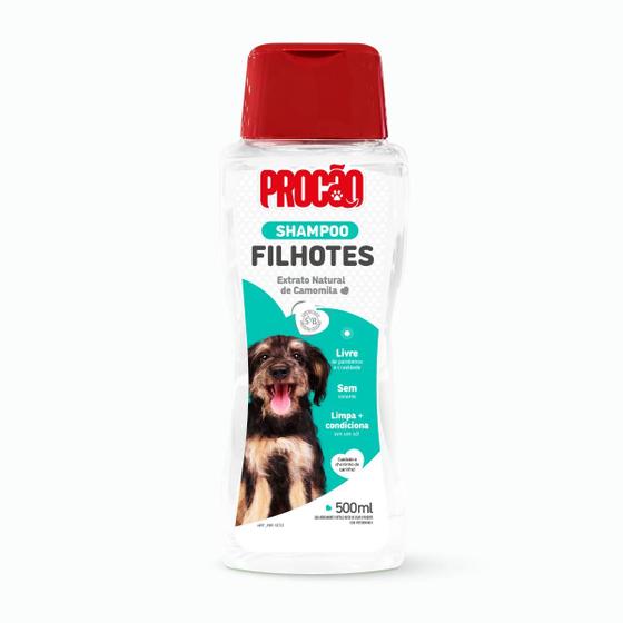 Imagem de Shampoo Filhotes Pet Para Cães e Gatos Banho Procão 500ml