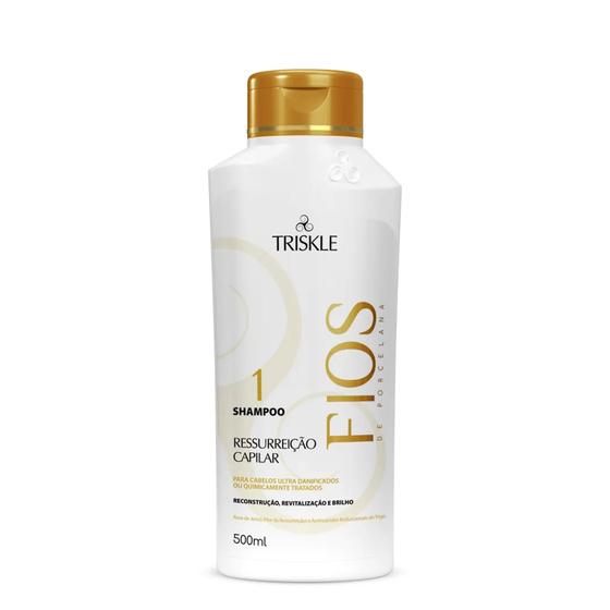 Imagem de Shampoo Fios de Porcelana Ressurreição Capilar 500ml - Triskle