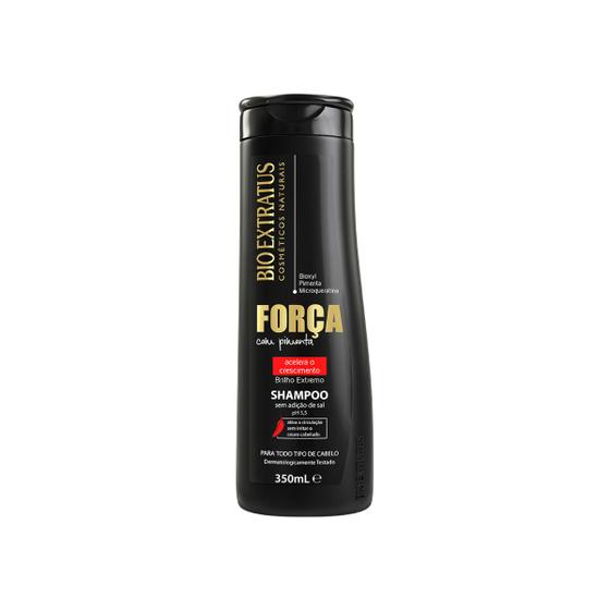 Imagem de Shampoo Força Com Pimenta Bio Extratus 350ml Fortalecimento Crescimento