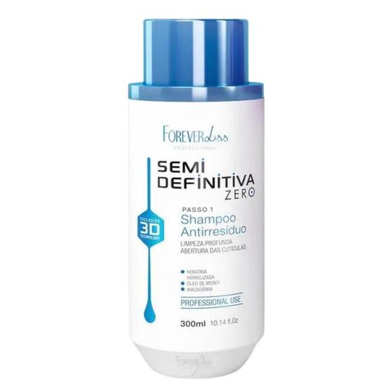 Imagem de Shampoo Forever Liss Antirresíduo Semi Definitiva Zero 300ml