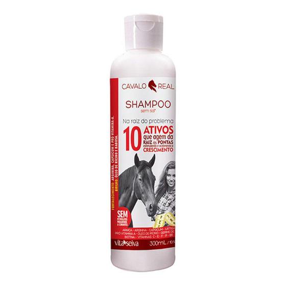 Imagem de Shampoo fortalecedor capilar cavalo real 300ml - vita seiva