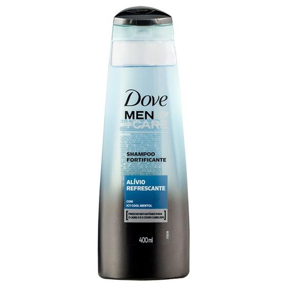 Imagem de Shampoo Fortificante Dove Men +Care Alívio Refrescante 400mL