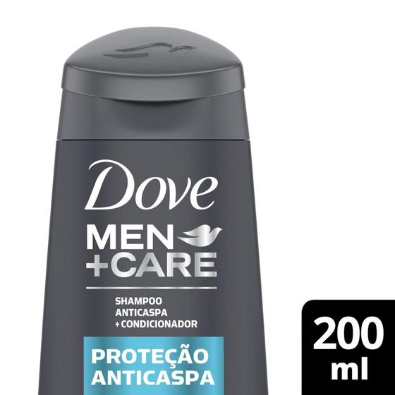 Shampoo Fortificante Dove Men Care Proteção Anticaspa 200ml Shampoo