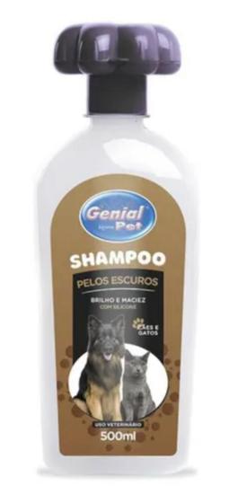 Imagem de Shampoo - genial pet pêlos escuros cáes e gatos 500ml