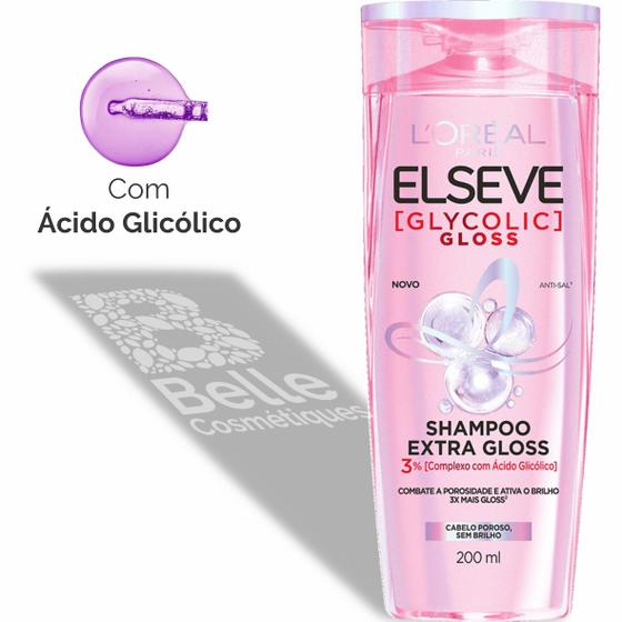 Imagem de Shampoo Glycolic Gloss Extra Gloss - 200ml - Loréal Paris