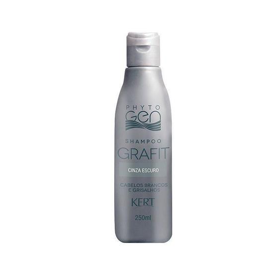 Imagem de Shampoo Grafite Cinza Escuro Phytogen Grafit - 250Ml - Kert