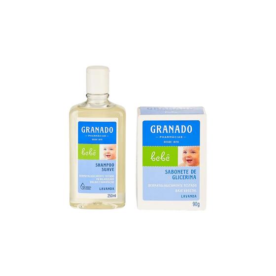 Imagem de Shampoo Granado Bebe 250ml Lavanda + Sab