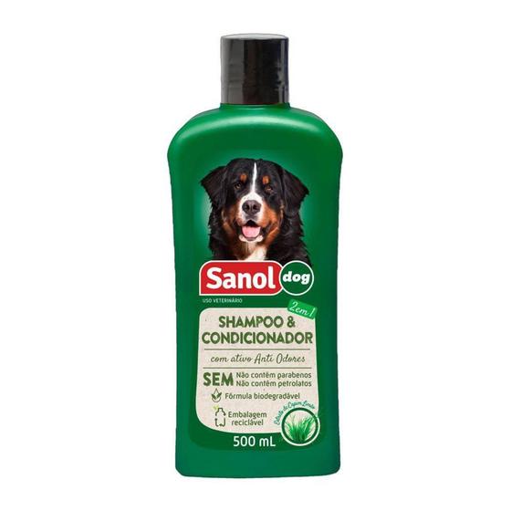 Imagem de Shampoo Grande Porte 2x1 Sanol 500ml