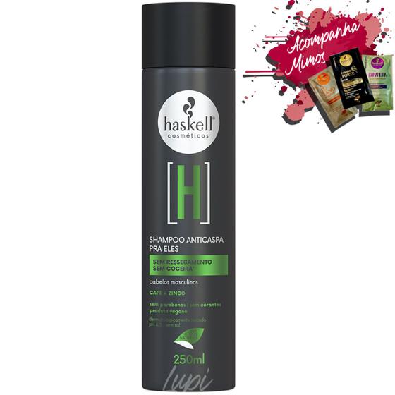 Imagem de Shampoo Haskell Anticaspa Pra Ele 250Ml