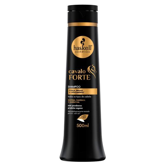 Imagem de Shampoo Haskell Cavalo Forte Força, Brilho & Crescimento com 500ml