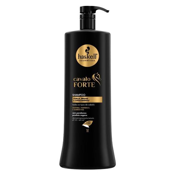 Imagem de Shampoo Haskell Cavalo Forte Fortalecimento e Brilho 1 L