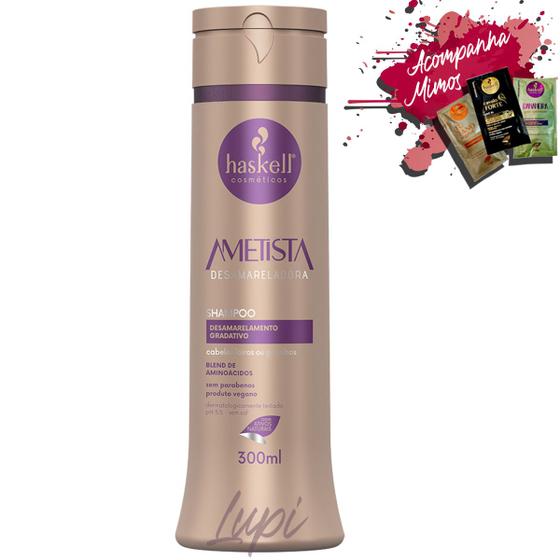 Imagem de Shampoo Haskell Desamarelador Ametista 300Ml