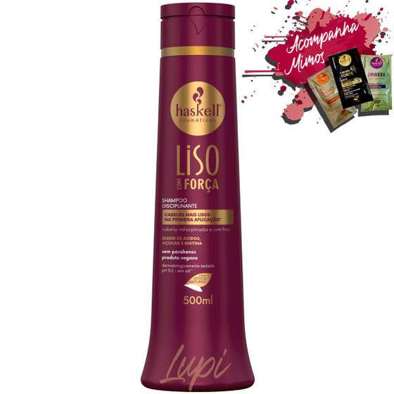 Imagem de Shampoo Haskell Liso Com Forca 500Ml