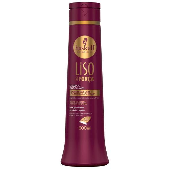 Imagem de Shampoo Haskell Liso Com Força Hidratação - 500Ml