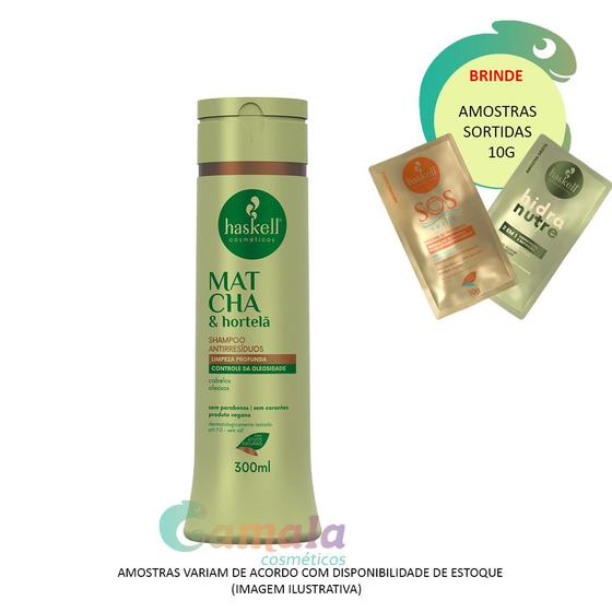 Imagem de Shampoo Haskell Matcha e Hortelã 300ml