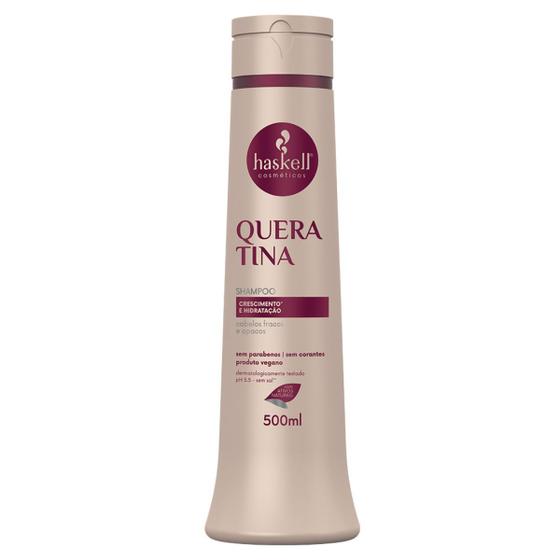 Imagem de Shampoo Haskell Queratina e Provit B5 500ml Reconstrução e Força