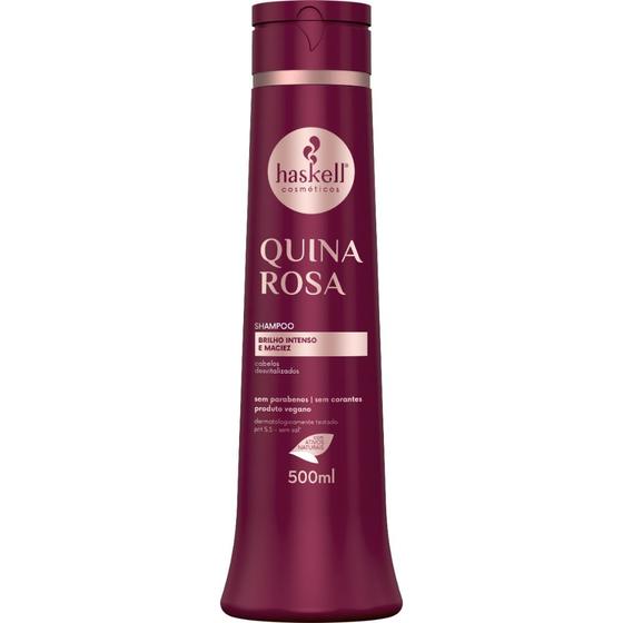 Imagem de Shampoo Haskell Quina Rosa Nutrição Intensa 500 ML