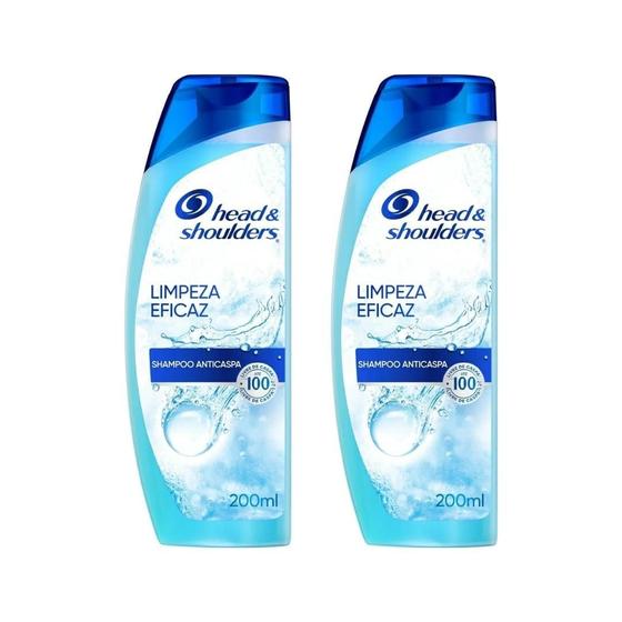 Imagem de Shampoo Head & Shoulders 200Ml Anticaspa Limpeza Efic- 2Un