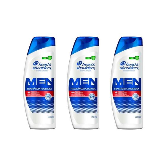Imagem de Shampoo Head & Shoulders 200Ml Old Spice-Kit C/3Un