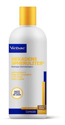 Imagem de Shampoo Hexadene Spherulites Para Cães E Gatos 500ml Virbac