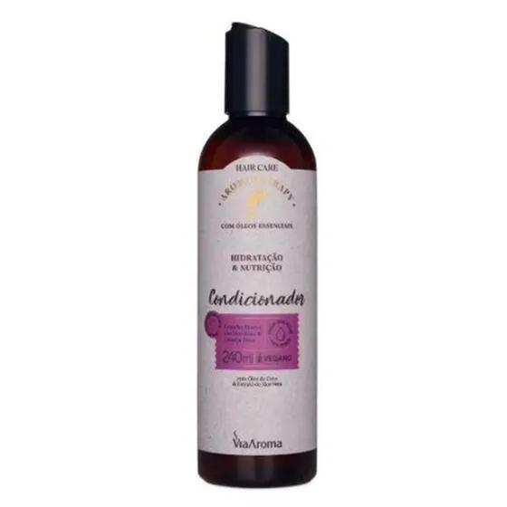 Imagem de Shampoo Hidratação e Nutrição Aromatherapy Via Aroma - 240ml - viaaroma