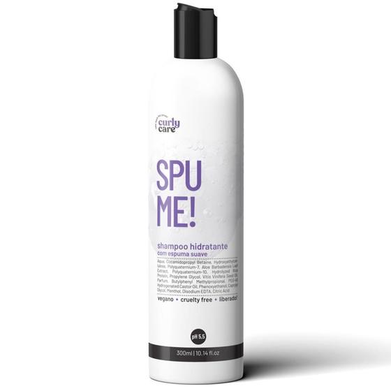 Imagem de Shampoo Hidratante Espuma Suave Vegano Curly Care 300Ml