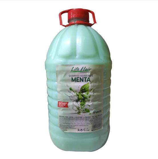 Imagem de Shampoo Hidratante Menta Life Hair 5Litros