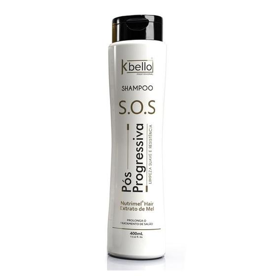 Imagem de Shampoo Hidratante SOS Progressiva 400ml Kbello Profissional 