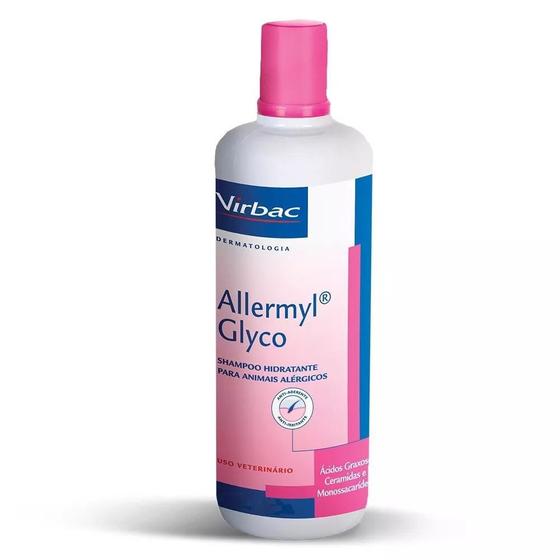 Imagem de Shampoo Hidratante Virbac Allermyl Glico Para Animais 500Ml