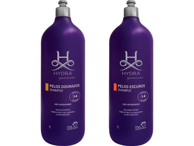 Imagem de Shampoo Hydra Pelos Dourados 1 L + Shampoo Pelos Escuros 1 L