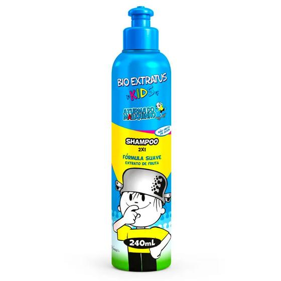 Imagem de Shampoo Infantil Bio Extratus Kids Turma Do Maluquinho 2 Em 1 240ml